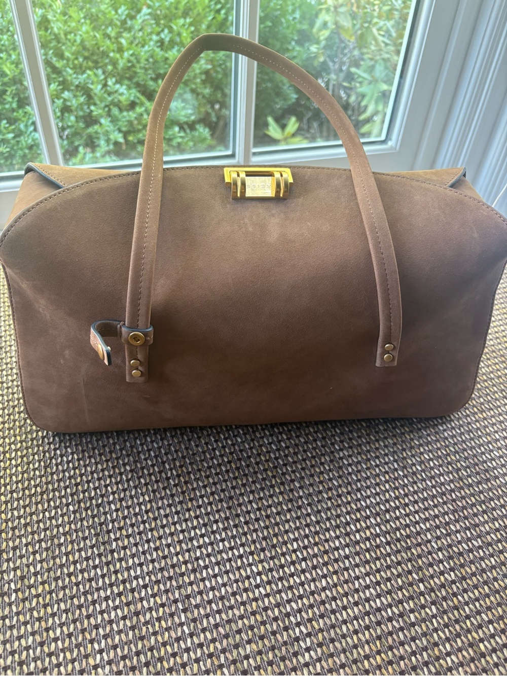 NWT! Reiss! Brown Suede Bag